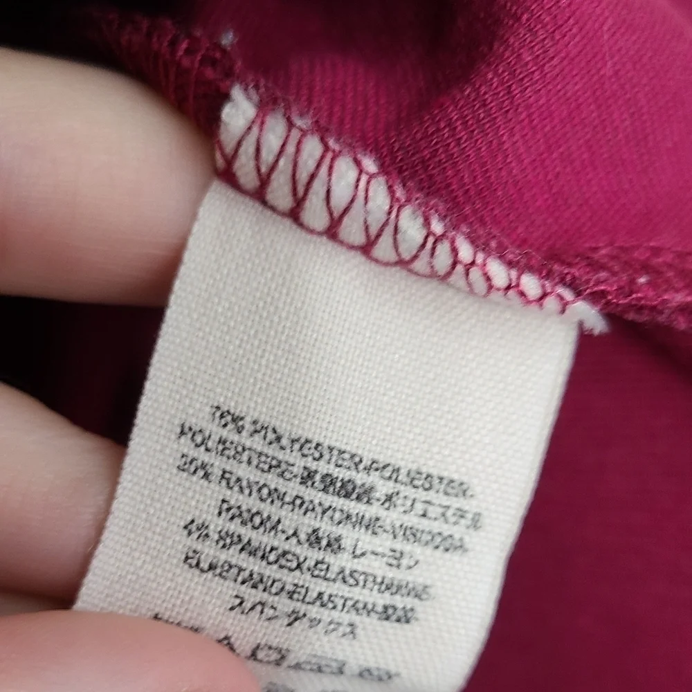 Free People Cha Cha mini skater dress dark magenta pink women's size small